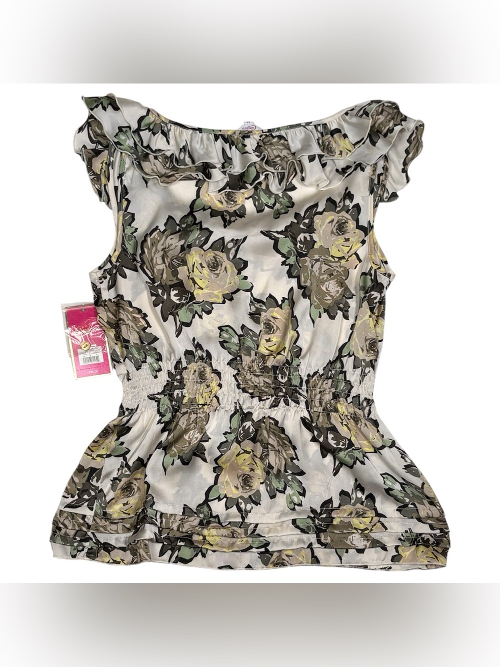 Candie’s Floral Ruffle Top - Picture 5 of 7